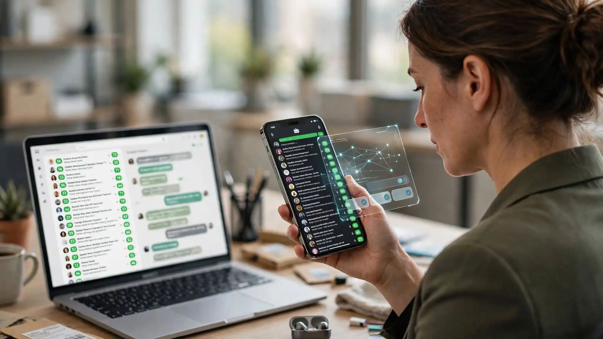 Cientos de mensajes de WhatsApp al día: cómo responderlos todos